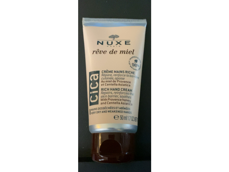 Nuxe Rich Hand Cream, Cica, 1.7 fl oz/50 mL