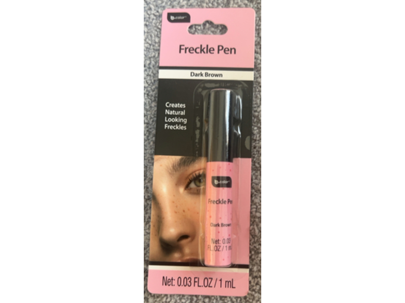 B.Color Freckle Pen, Dark Brown, 0.03 fl oz/1mL