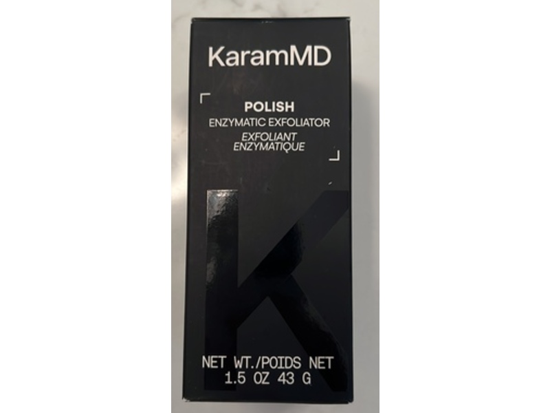 KaramMD Polish Enzymatic Exfoliator, 1.5 oz/43 g