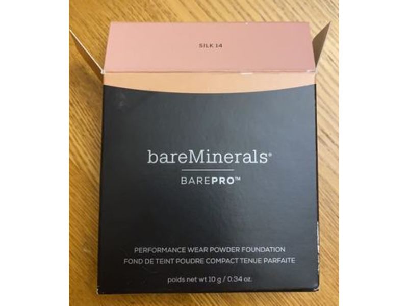 BareMinerals Barepro Performance Wear Powder Foundation, Silk 14, 0.34 oz/10 g