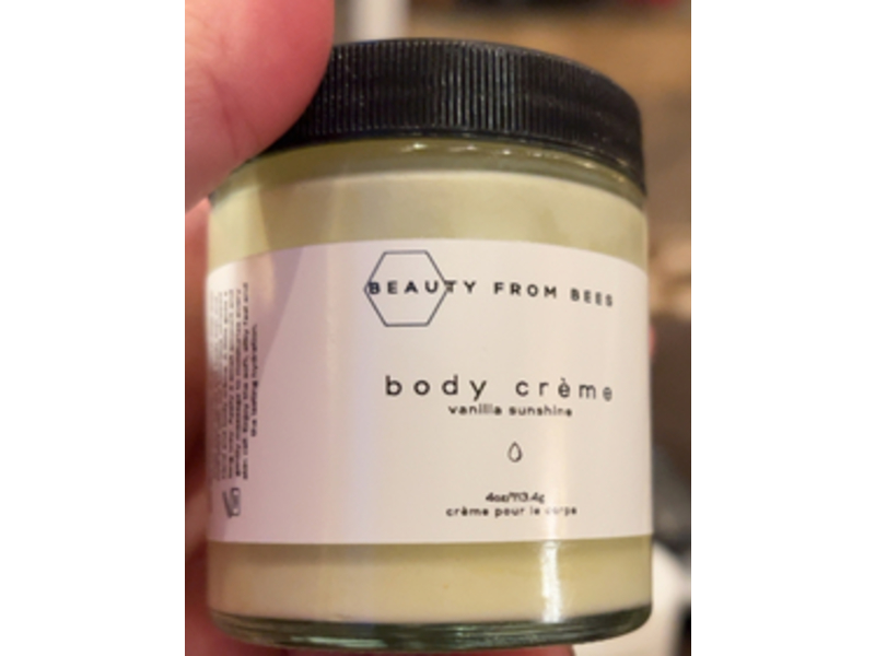 Beauty From Bees Body Creme, Vanilla Sunshine, 4 oz/113.4 g