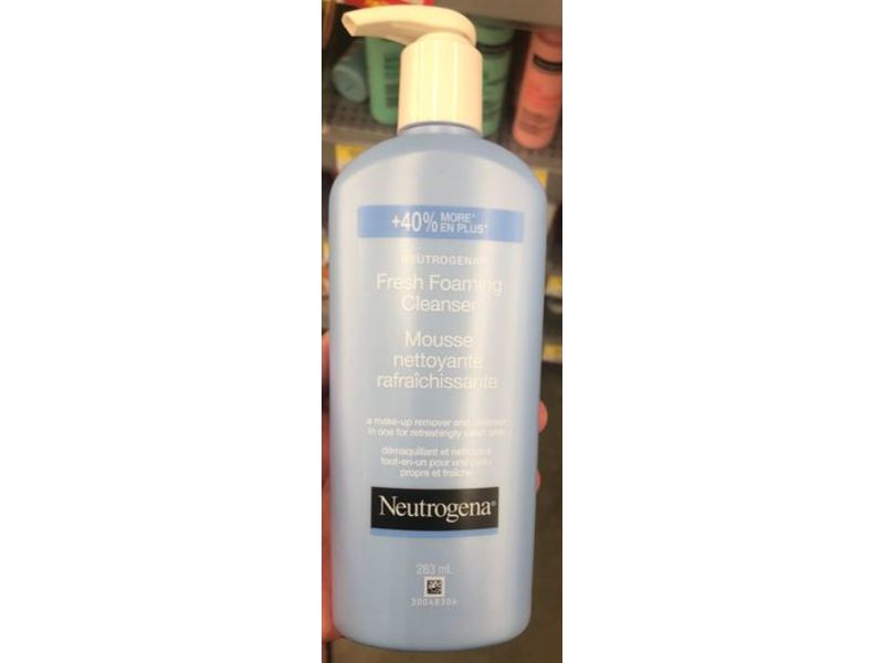 Neutrogena Fresh Foaming Cleanser, 9.6 fl oz/283 mL