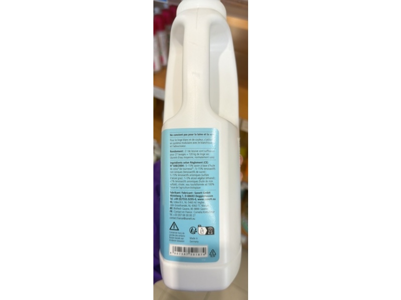 Sonett Wasmiddel Vloeibaar Sensitief, 2 L