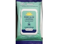 Smart Care Pure Aloe Soothing After Sun Wipes, Aloe Vera, 30 Count - thumbnail 2