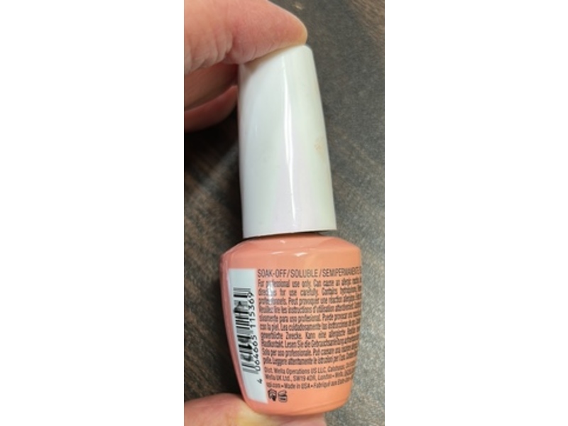 Opi Gel Color Polish, Apricot Af, 0.5 fl oz/15 mL