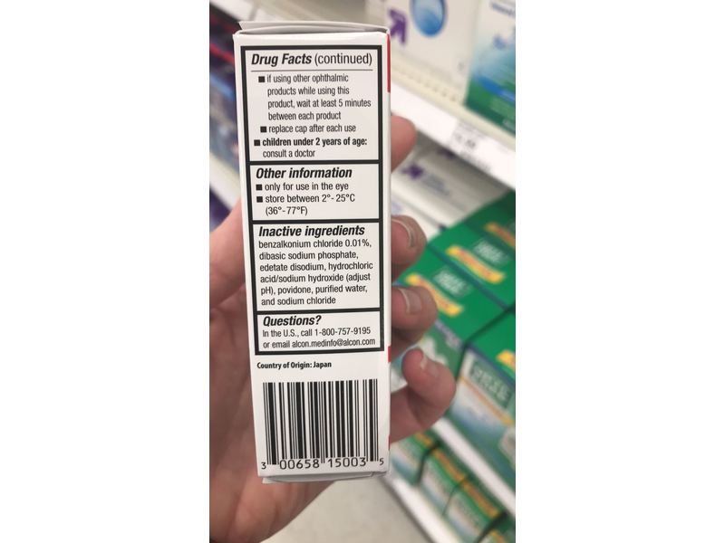 Alcon Pataday Once Daily Relief, 0.085 fl oz/2.5 mL