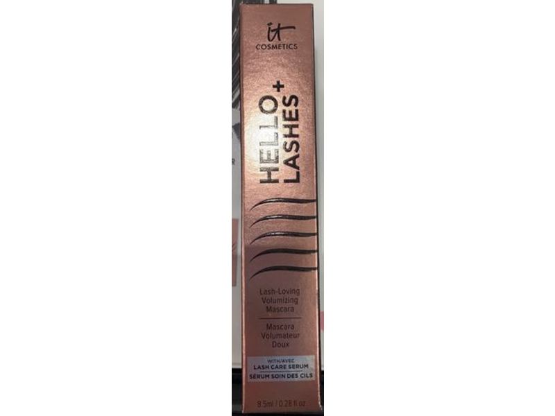 It Cosmetics Hello Lashes+ Volumizing Mascara & Lash Serum, 0.28 fl oz/8.5 mL