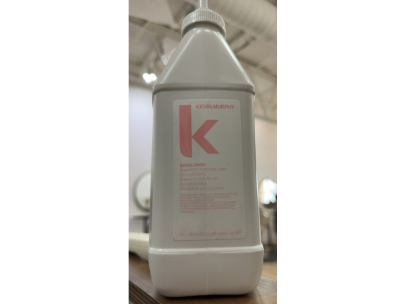 Kevin Murphy Angel-Wash Shampoo, Green Tea+Lavender Extracts & Rose Hip Oil, 64 fl oz/1.9 L