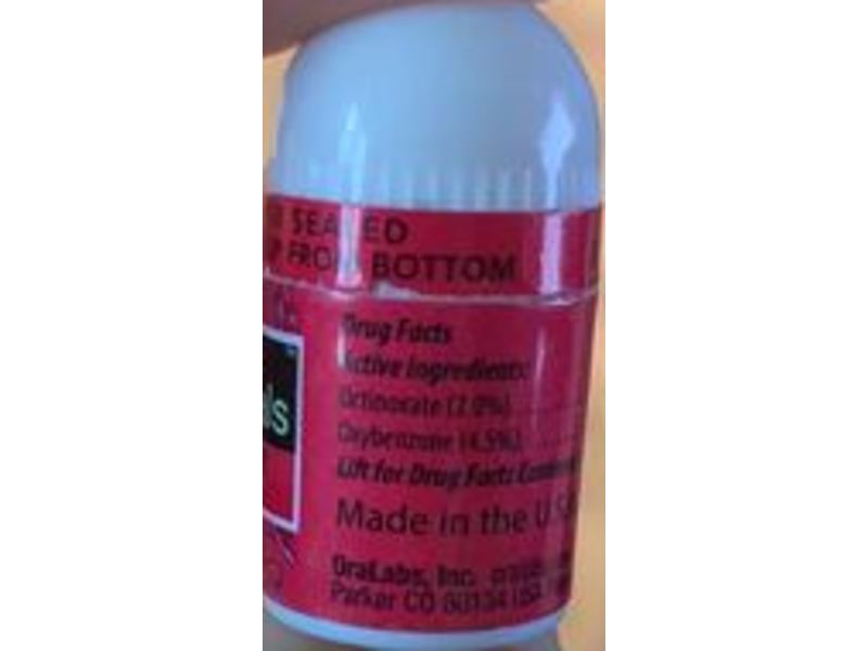 Oral Labs Lip Naturals Lip Balm, SPF 15, Bing Cherry, 0.10 oz/3 g, Pack Of 12