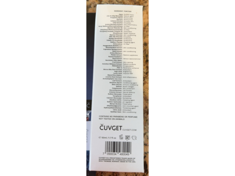 Cuvget Protective Day Cream, SPF 20, 1.7 fl oz/50 mL