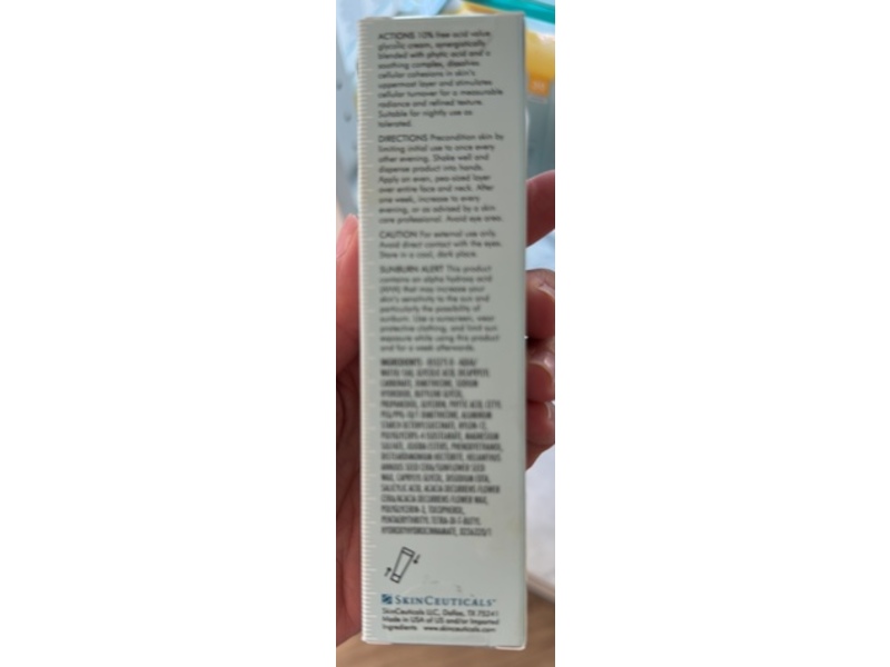 Skinceuticals Glycolic 10 Renew Overnight Cream, 1.7 fl oz/50 mL