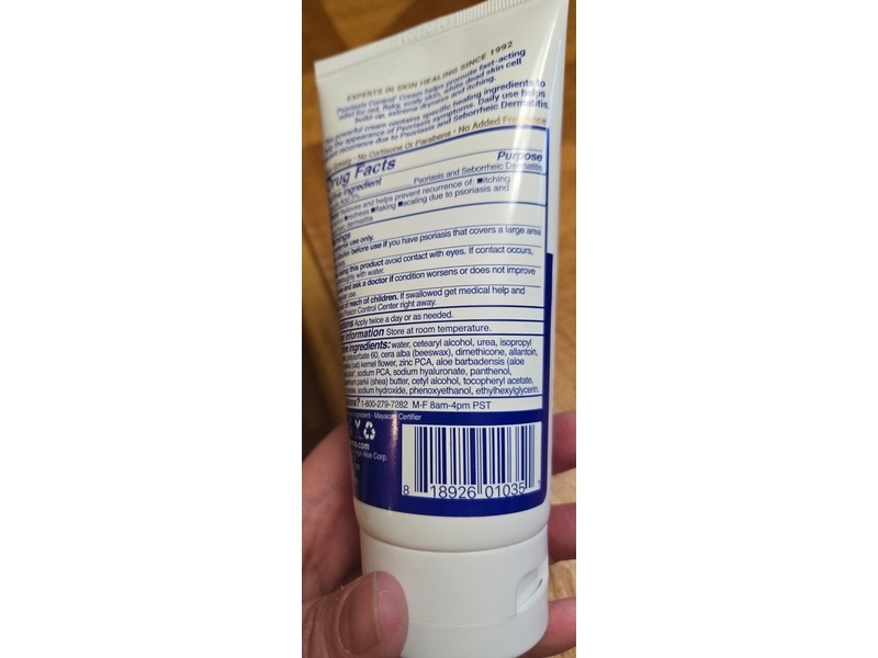 TriDerma Psoriasis Control Face & Body Cream, 6.0 oz/170 g