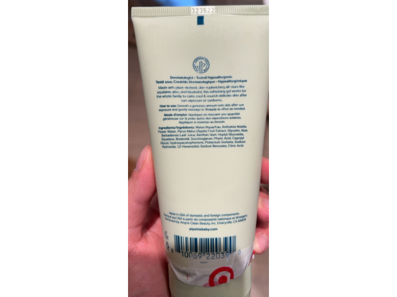 Pipette After Sun Gel, 6 fl oz/177.4 mL