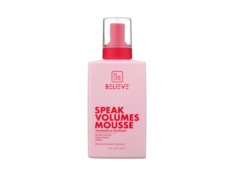 Be Care Love Beleve Speak Volumes Mousse, 8 fl oz/236 mL