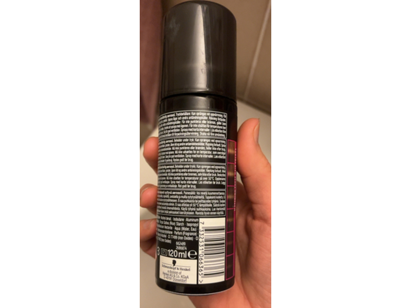 Schwarzkopf Root Retoucher Temporary Root Cover Spary, Dark Brown, 120 mL