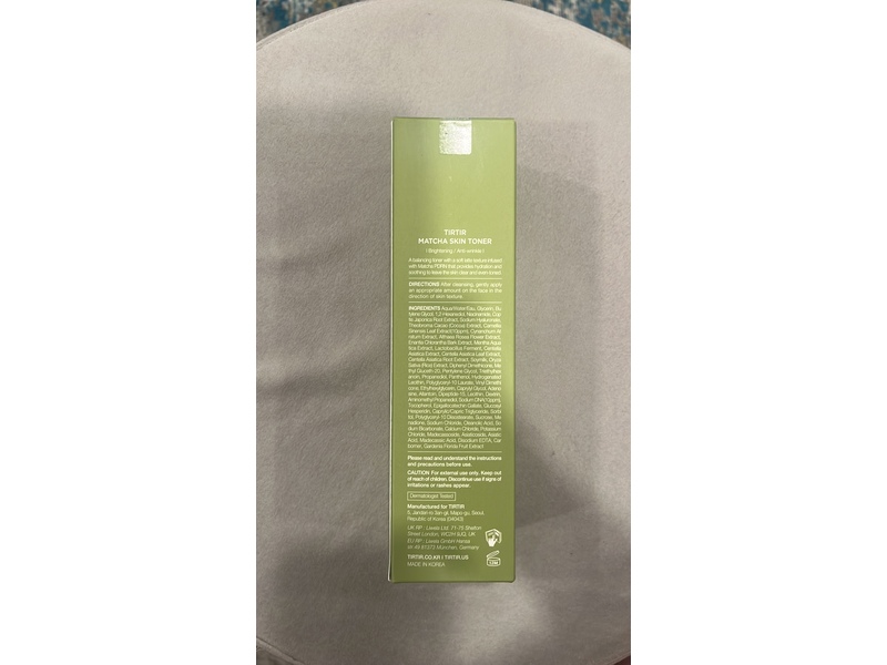 Tirtir Balancing & Calming Matcha Skin Toner, Match PDRN, 5.07 fl oz/150 mL