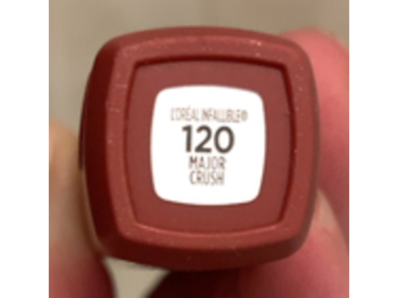 L’Oreal Paris Infallible Matte Resistance Liquid Lipstick, 120 Major Crush, 0.17 fl oz