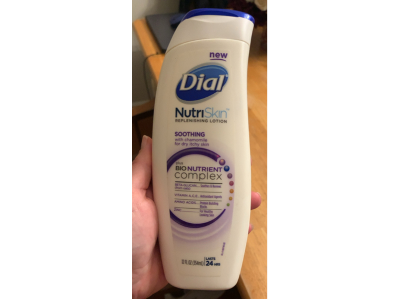 Dial Nutri Skin Replenishing Lotion, Chamomile, 12 fl oz/354 mL
