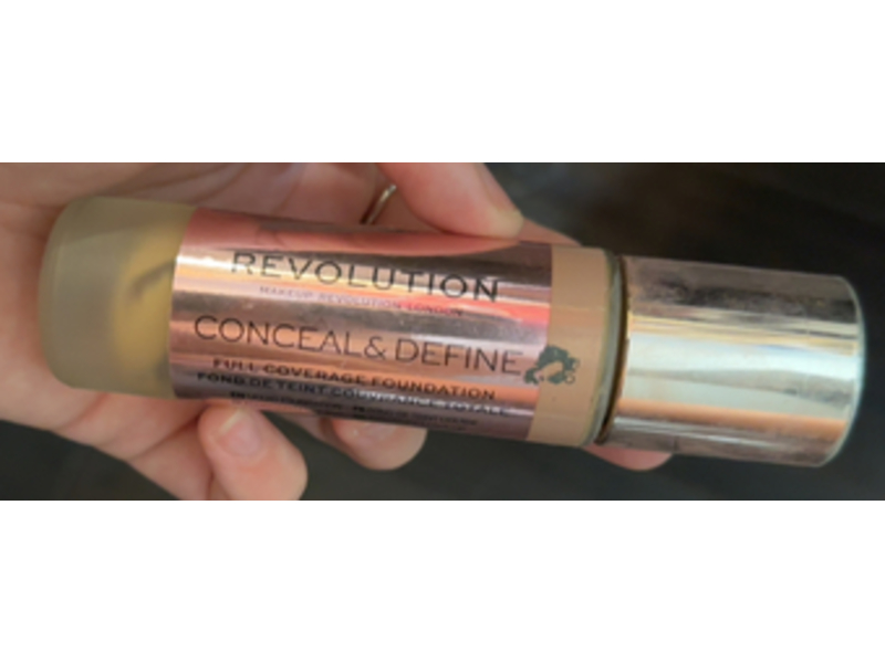 Revolution Conceal & Define Foundation, F10, 23 mL