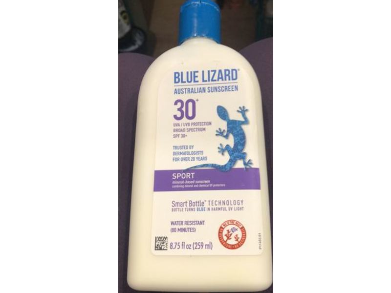 Blue Lizard Sport Mineral-Based Sunscreen, SPF 30+, 8.75 fl oz/259 mL