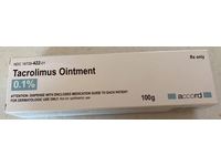 Tacrolimus Ointment, 0.1%, 100 g, Accord Healthcare Inc. (RX) - thumbnail 1