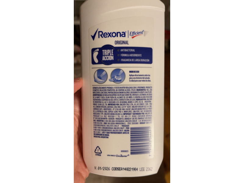 Rexona Efficient Deodorant, Original, 200 g