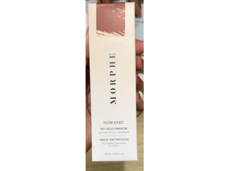 Morphe Filter Effect Soft-Focus Foundation, Deep 34, 0.94 fl oz/28 mL