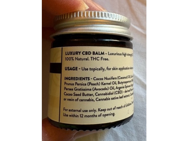 Kloris Luxury CBD Balm, 1.01 fl oz/30 mL