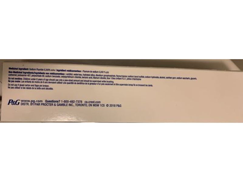 Crest Complete Extra Whitening Scope Toothpaste, 170 mL