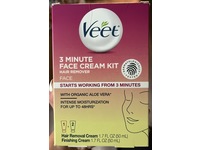 Veet 3 Minute Facial Hair Remover Cream Kit, 1.7 fl oz/50 mL, 2 Count - thumbnail 2