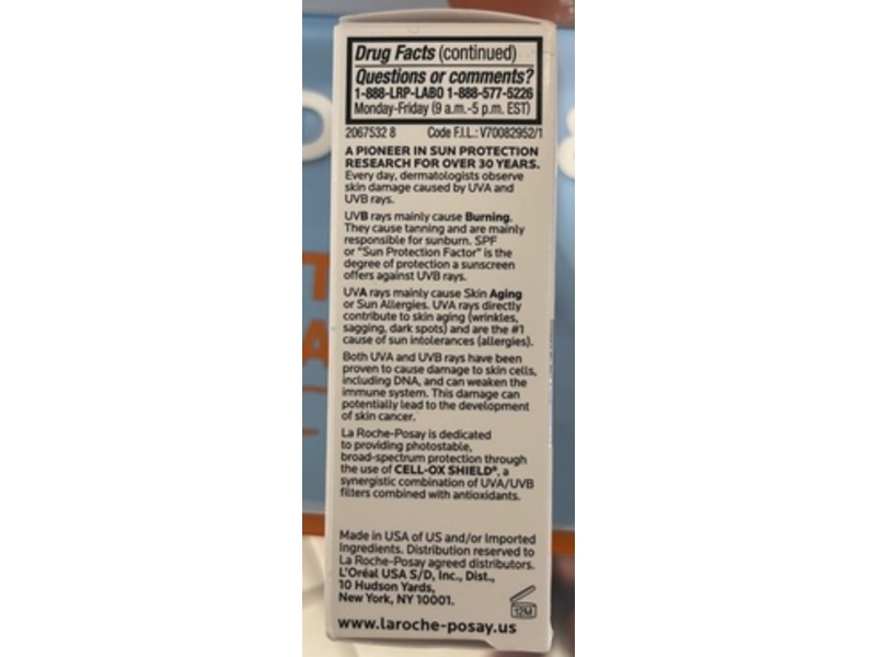 La Roche-Posay Anthelios UV Air Mineral Serum Sunscreen, SPF 50, 1.7 fl oz/50 mL