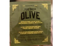 Korres Pure Greek Olive 3 In 1 Nourishing Oil, Olive Oil, 0.05 fl oz/1.5 mL - Image 3