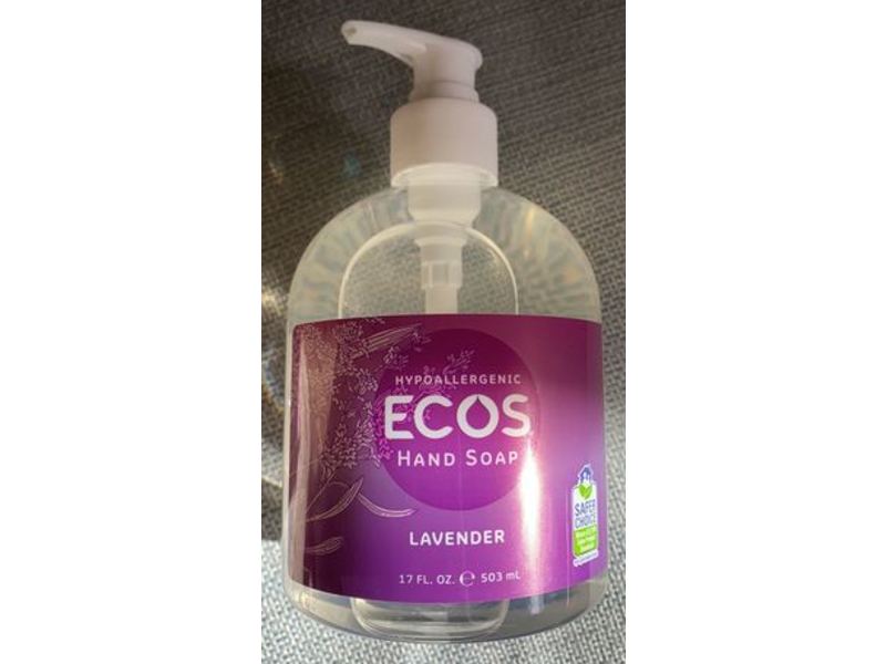 Ecos Hand Soap, Lavender, 17 fl oz/503 mL