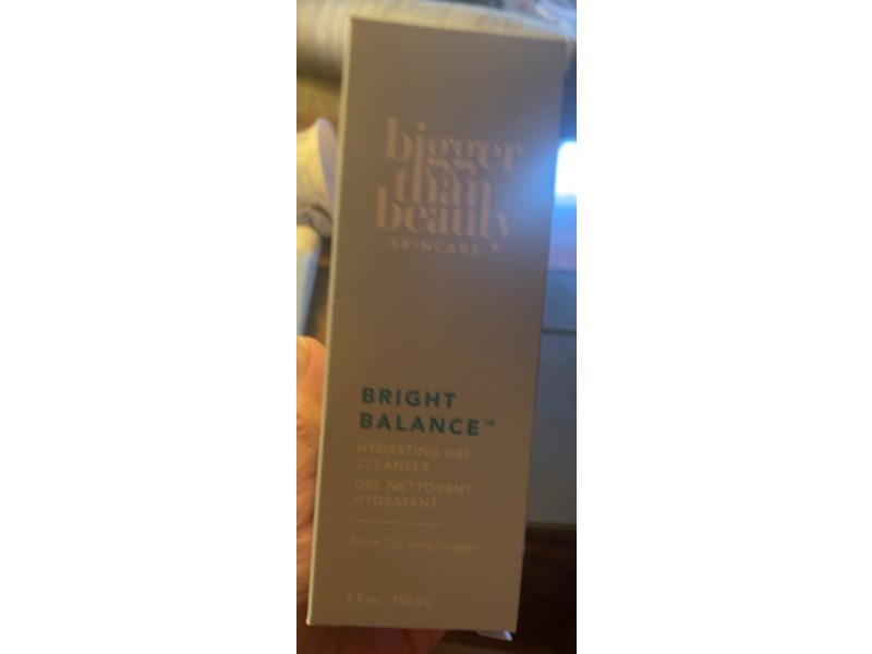 Bigger Than Beauty Bright Balance Hydrating Gel Cleanser, 5 fl oz/150 mL