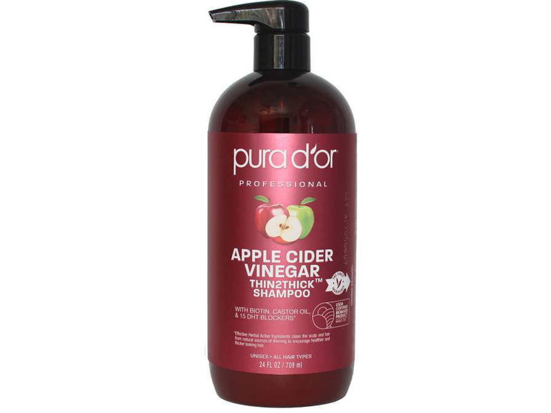 Purador Thin2Thick Shampoo, Apple Cider, Vinegar, 24 fl oz/709 mL