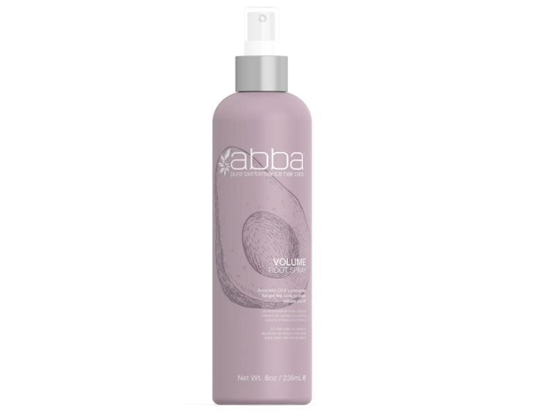 Abba Volume Root Spray, Avocado Oil & Lemongrass , 8 fl oz/236 mL