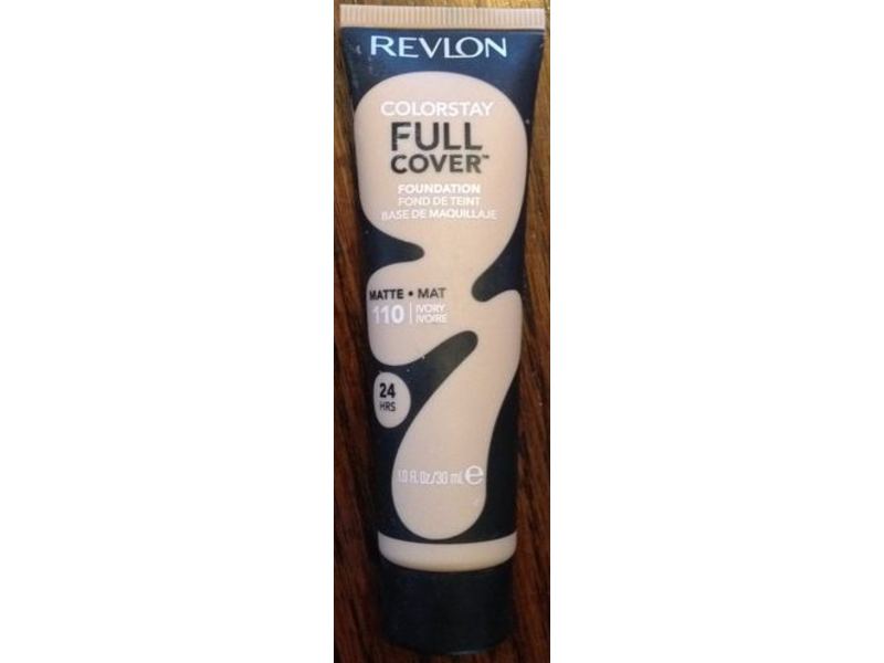 Revlon Colorstay Full Cover Foundation, 110 Ivory, 1.0 fl oz/30 mL