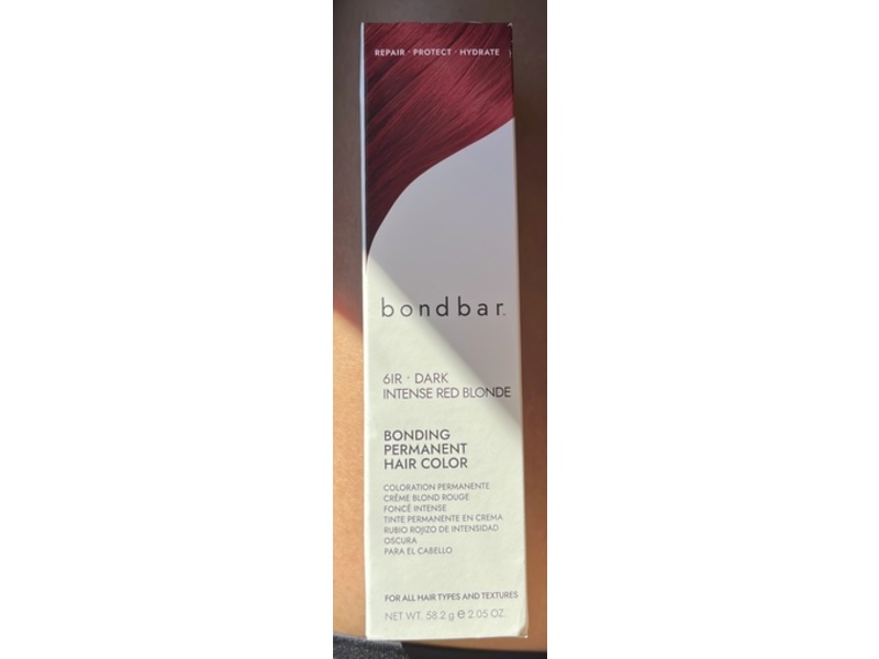 Bondbar Bonding Permanent Hair Color, 6IR Dark Intense Red Blonde, 2.05 oz/58.2 g