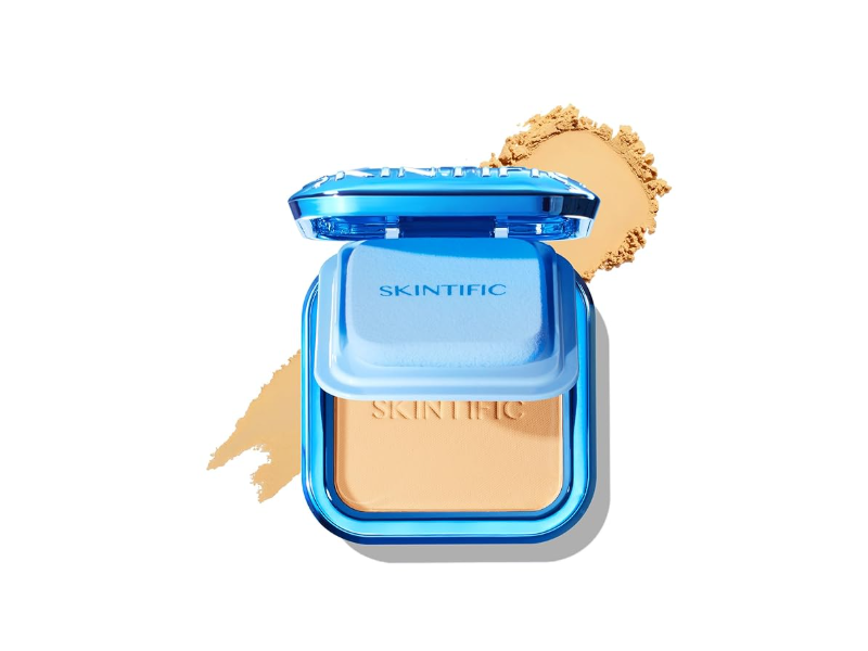 Skintific Ultra Powder Foundation, 03A Almond, 9 g