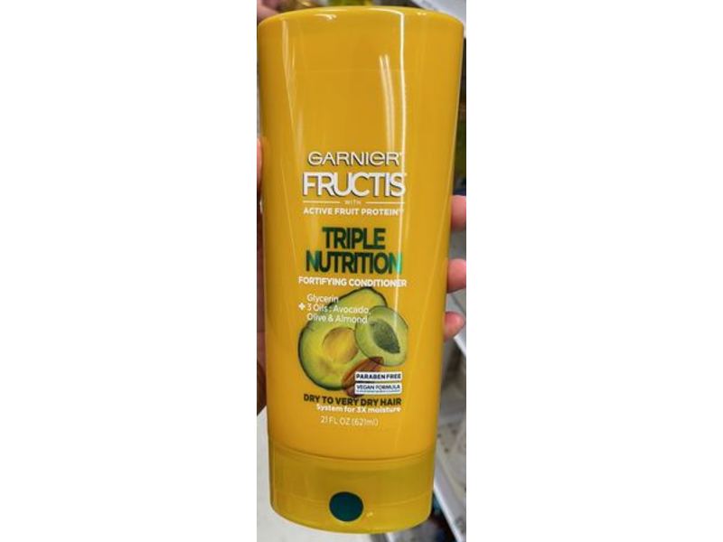 Garnier Fructis Triple Nutrition Fortifying Conditioner, 21 fl oz