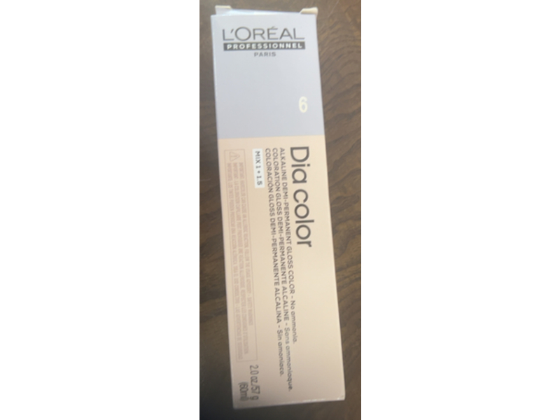 L'Oreal Professionnel Paris Dia Color Demi-Permanent Gloss Color, 6/6N Dark Blonde, 2.0 oz/60 mL