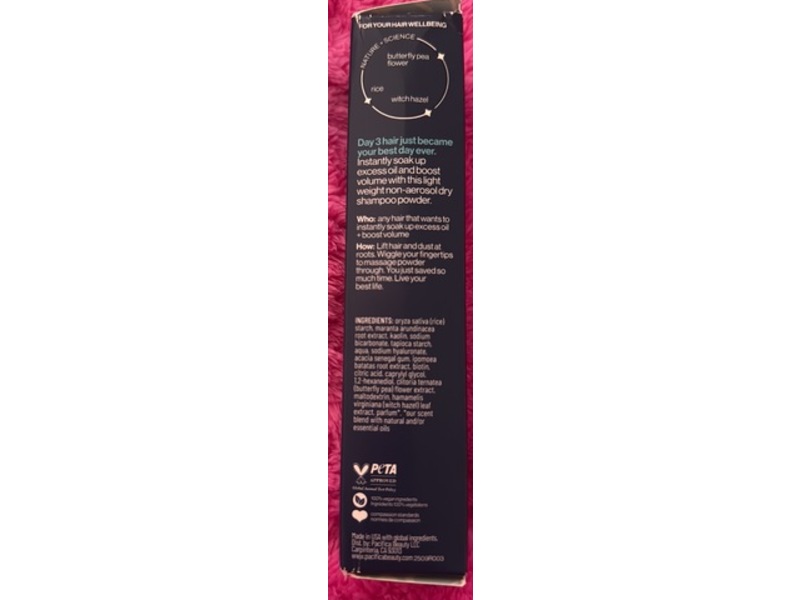 Pacifica Volumizing Dry Shampoo Powder, Best Day Ever, 1 0z/28 g