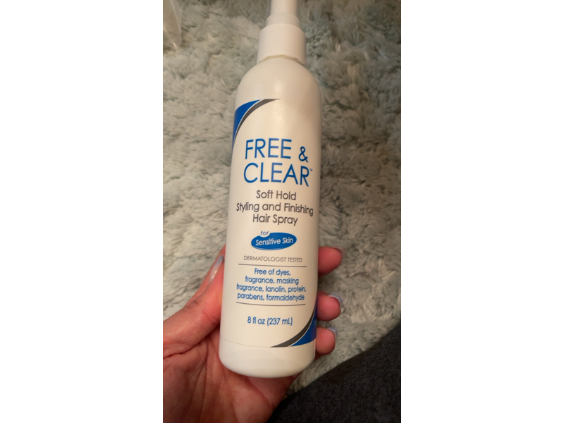 Free & Clear Hairspray Soft Hold, 8 fl oz (237 mL)