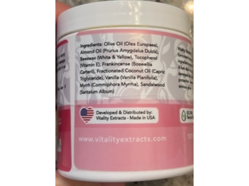 Vitality Extracts Skin Envy Essential Oil Balm, 6 fl oz/170 g