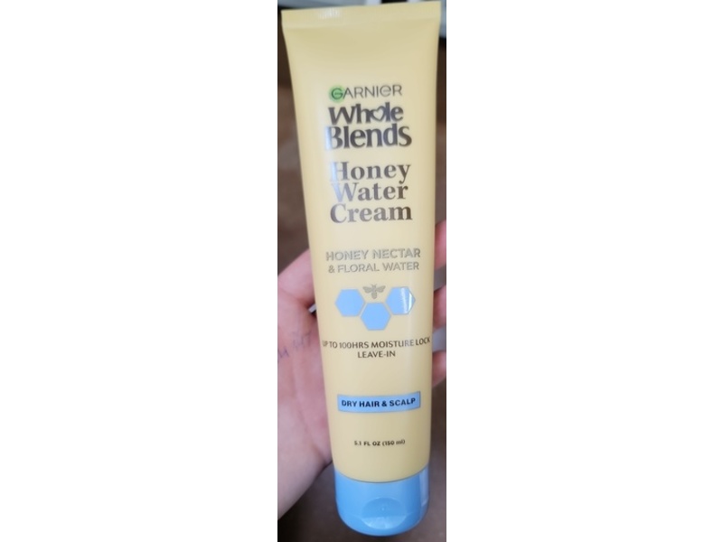 Garnier Whole Blends Homey Water Cream, Honey Nectar & Floral Water, 5.1 fl oz/150 mL, Pack Of 2