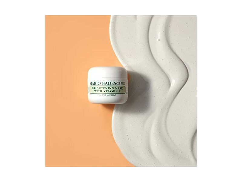 Mario Badescu Brightening Mask With Vitamin C, White, 2 Oz