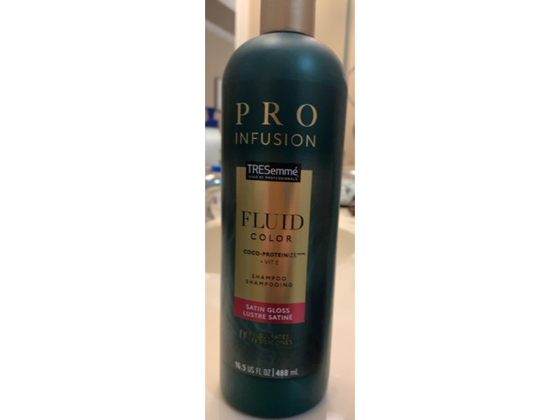 Tresemme Pro Infusion Fluid Color Shampoo, Satin Gloss, 16.5 fl oz/488 mL