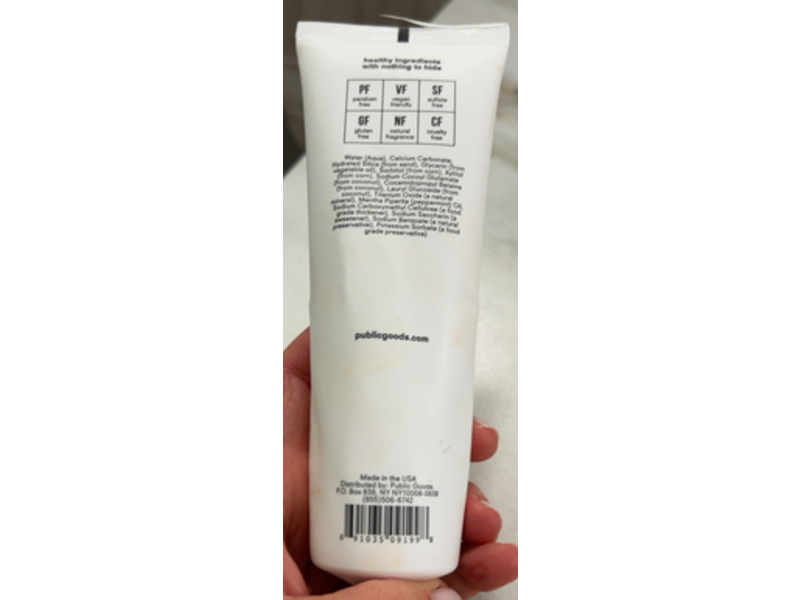 Public Goods Toothpaste, 6 oz