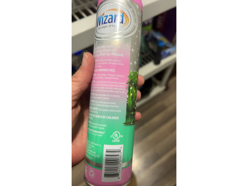 Wizard The Magic of Fresh Air Freshener, Morning Mist, 10 oz