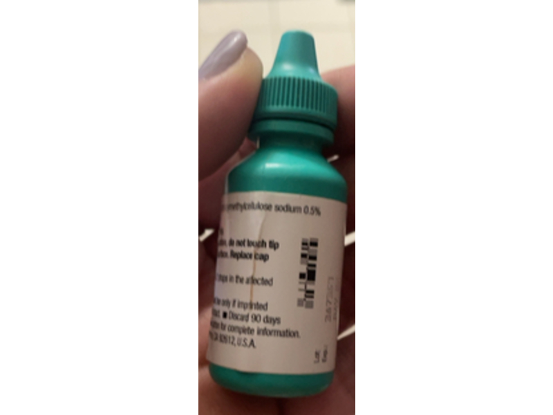 Refresh Tears Lubricant Eye Drops, 0.5 fl oz/15 mL, Pack Of 2